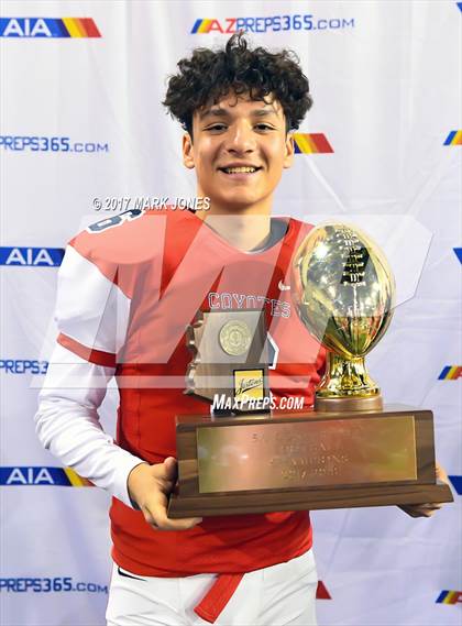 Thumbnail 1 in Notre Dame Prep vs. Centennial (AIA 5A Final - Awards Photos) photogallery.