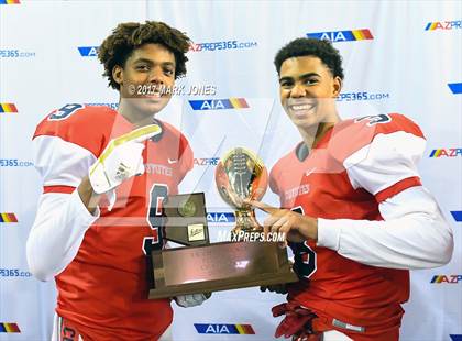 Thumbnail 1 in Notre Dame Prep vs. Centennial (AIA 5A Final - Awards Photos) photogallery.