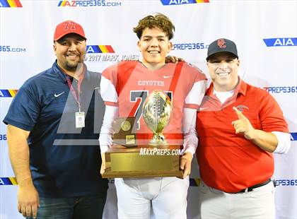Thumbnail 3 in Notre Dame Prep vs. Centennial (AIA 5A Final - Awards Photos) photogallery.