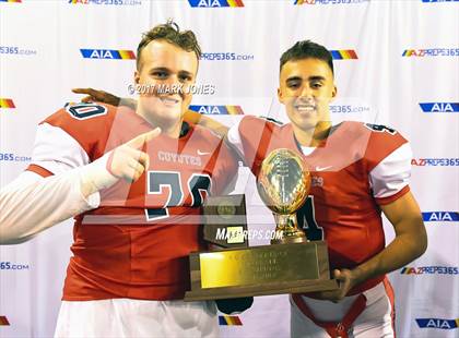 Thumbnail 3 in Notre Dame Prep vs. Centennial (AIA 5A Final - Awards Photos) photogallery.