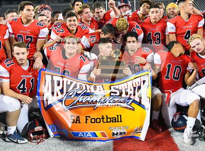 Thumbnail 1 in Notre Dame Prep vs. Centennial (AIA 5A Final - Awards Photos) photogallery.