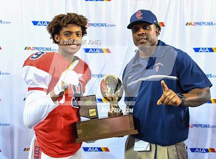 Thumbnail 1 in Notre Dame Prep vs. Centennial (AIA 5A Final - Awards Photos) photogallery.