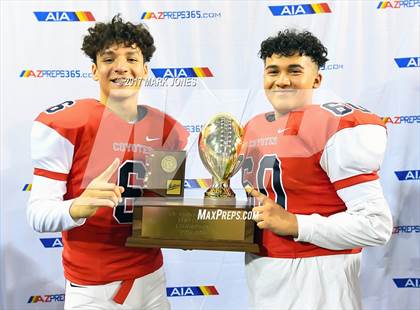Thumbnail 3 in Notre Dame Prep vs. Centennial (AIA 5A Final - Awards Photos) photogallery.