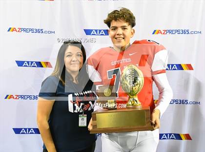 Thumbnail 3 in Notre Dame Prep vs. Centennial (AIA 5A Final - Awards Photos) photogallery.