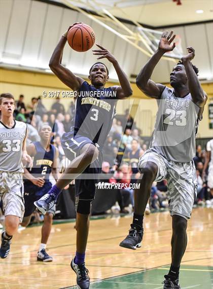 Thumbnail 1 in Trinity International vs. Prolific Prep Academy (The Grind Session) photogallery.
