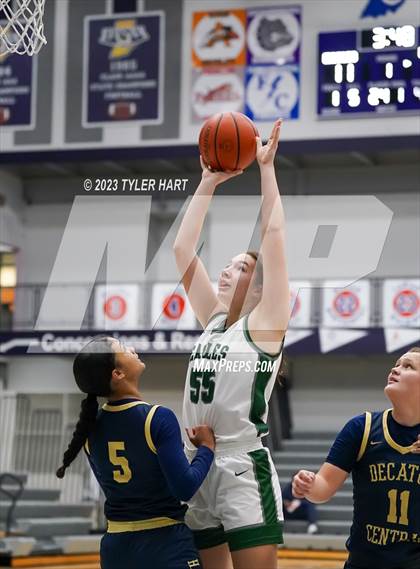Thumbnail 3 in Zionsville vs Decatur Central (Sneakers for Santa Shootout) photogallery.