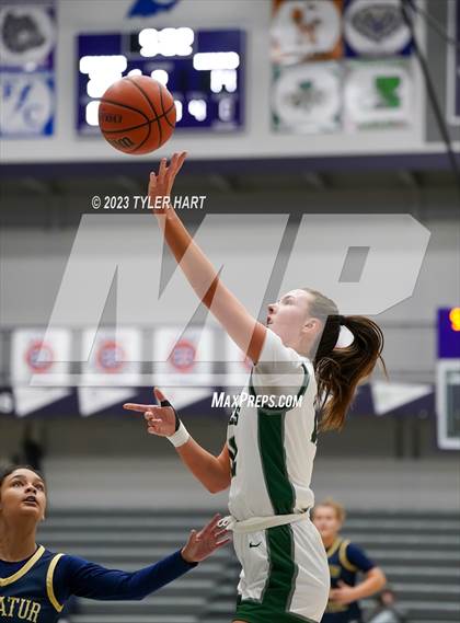 Thumbnail 3 in Zionsville vs Decatur Central (Sneakers for Santa Shootout) photogallery.