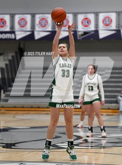 Thumbnail 2 in Zionsville vs Decatur Central (Sneakers for Santa Shootout) photogallery.