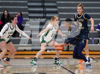 Thumbnail 2 in Zionsville vs Decatur Central (Sneakers for Santa Shootout) photogallery.