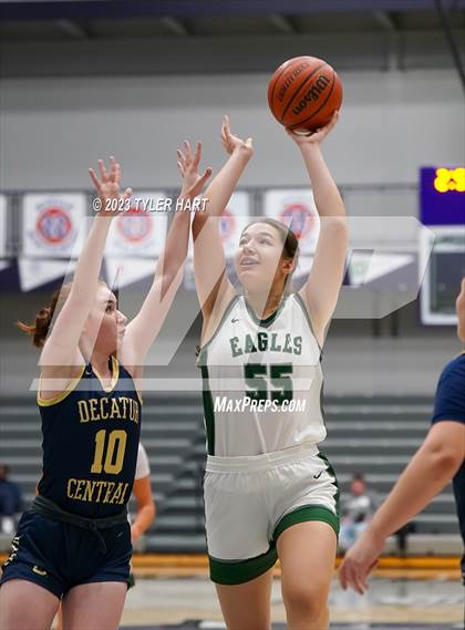 Thumbnail 1 in Zionsville vs Decatur Central (Sneakers for Santa Shootout) photogallery.