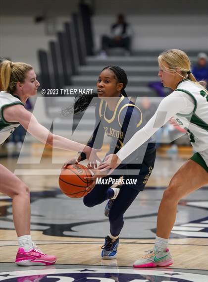 Thumbnail 2 in Zionsville vs Decatur Central (Sneakers for Santa Shootout) photogallery.