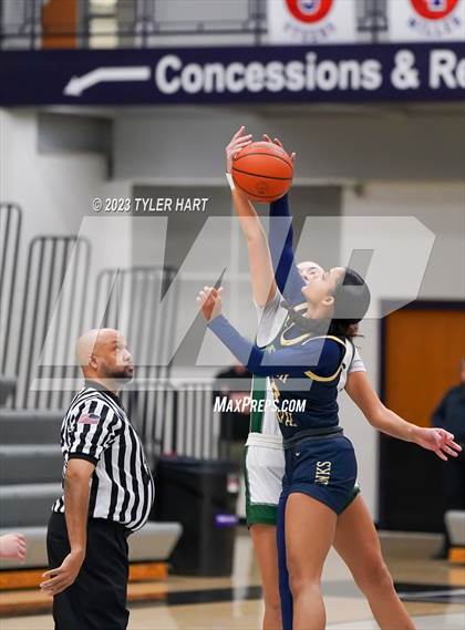 Thumbnail 3 in Zionsville vs Decatur Central (Sneakers for Santa Shootout) photogallery.