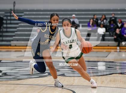 Thumbnail 3 in Zionsville vs Decatur Central (Sneakers for Santa Shootout) photogallery.