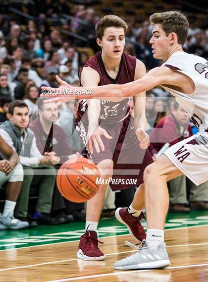 Thumbnail 2 in Groton-Dunstable vs Westford Academy (TD Garden Good Sports Invitational) photogallery.