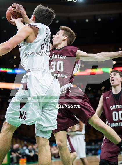 Thumbnail 3 in Groton-Dunstable vs Westford Academy (TD Garden Good Sports Invitational) photogallery.