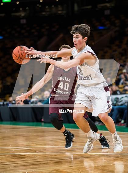 Thumbnail 1 in Groton-Dunstable vs Westford Academy (TD Garden Good Sports Invitational) photogallery.