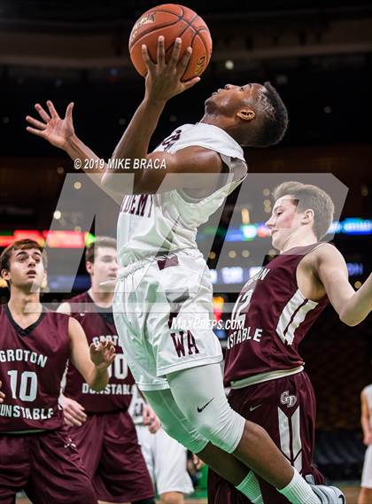 Thumbnail 1 in Groton-Dunstable vs Westford Academy (TD Garden Good Sports Invitational) photogallery.