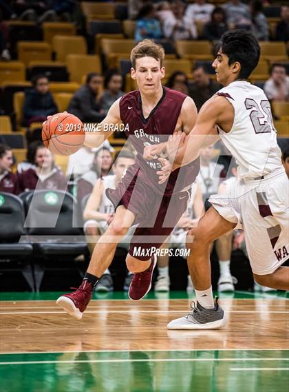 Thumbnail 2 in Groton-Dunstable vs Westford Academy (TD Garden Good Sports Invitational) photogallery.