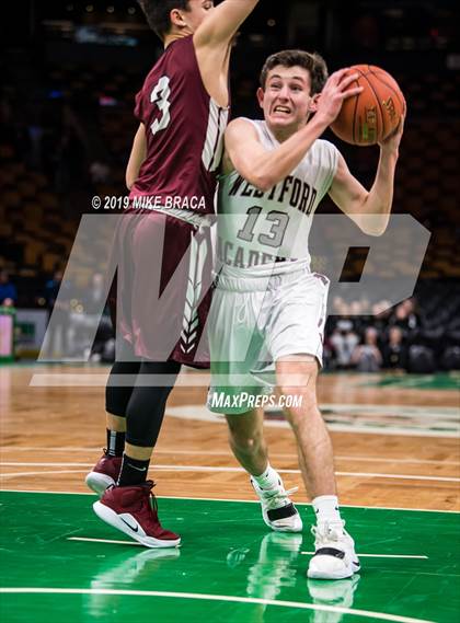 Thumbnail 2 in Groton-Dunstable vs Westford Academy (TD Garden Good Sports Invitational) photogallery.