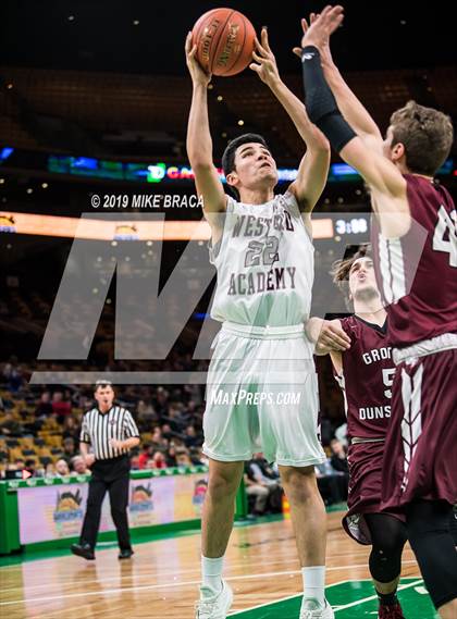 Thumbnail 2 in Groton-Dunstable vs Westford Academy (TD Garden Good Sports Invitational) photogallery.