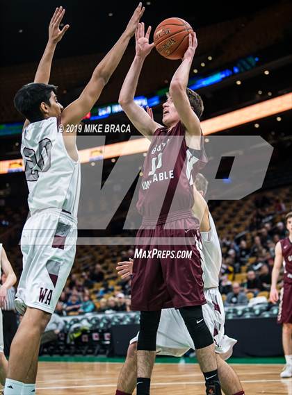 Thumbnail 2 in Groton-Dunstable vs Westford Academy (TD Garden Good Sports Invitational) photogallery.