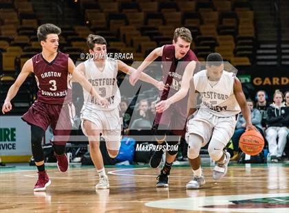 Thumbnail 1 in Groton-Dunstable vs Westford Academy (TD Garden Good Sports Invitational) photogallery.