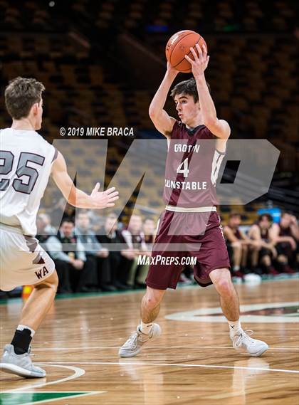 Thumbnail 3 in Groton-Dunstable vs Westford Academy (TD Garden Good Sports Invitational) photogallery.