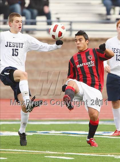 Thumbnail 3 in Marcus vs Dallas Jesuit (Meintser Tournament) photogallery.