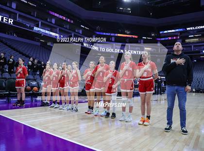 Thumbnail 1 in Wheatland vs. East Nicolaus (At Golden 1 Center) photogallery.