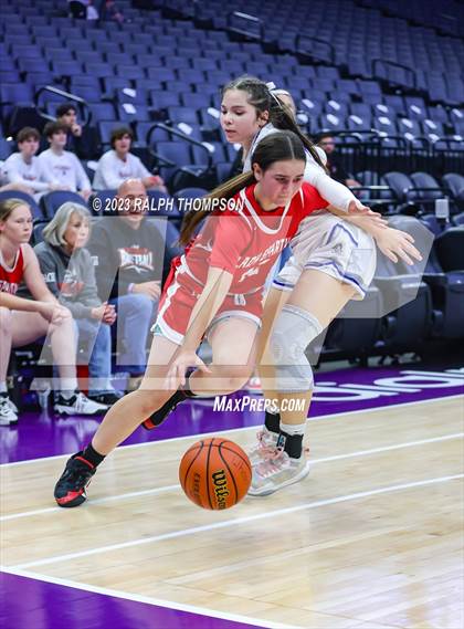 Thumbnail 2 in Wheatland vs. East Nicolaus (At Golden 1 Center) photogallery.