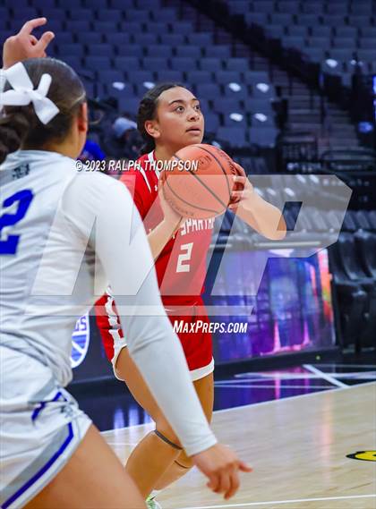 Thumbnail 2 in Wheatland vs. East Nicolaus (At Golden 1 Center) photogallery.