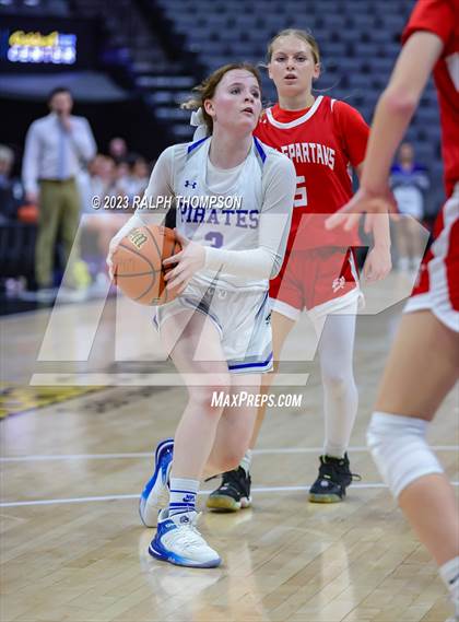 Thumbnail 1 in Wheatland vs. East Nicolaus (At Golden 1 Center) photogallery.