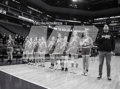 Thumbnail 3 in Wheatland vs. East Nicolaus (At Golden 1 Center) photogallery.