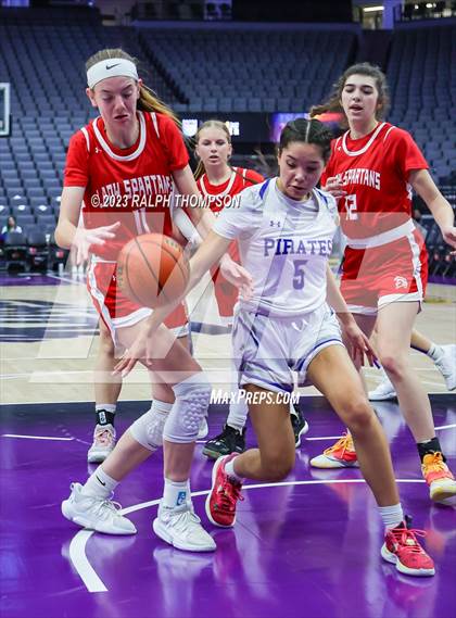 Thumbnail 3 in Wheatland vs. East Nicolaus (At Golden 1 Center) photogallery.