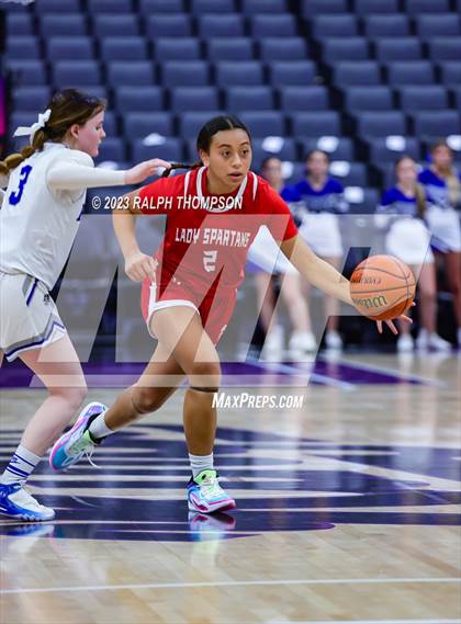 Thumbnail 3 in Wheatland vs. East Nicolaus (At Golden 1 Center) photogallery.