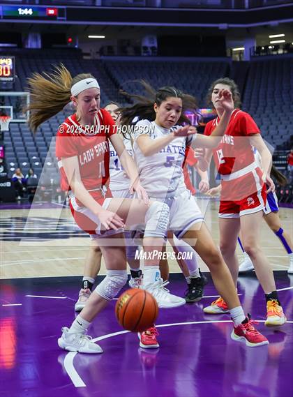 Thumbnail 2 in Wheatland vs. East Nicolaus (At Golden 1 Center) photogallery.