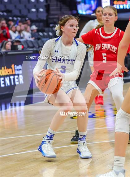 Thumbnail 2 in Wheatland vs. East Nicolaus (At Golden 1 Center) photogallery.