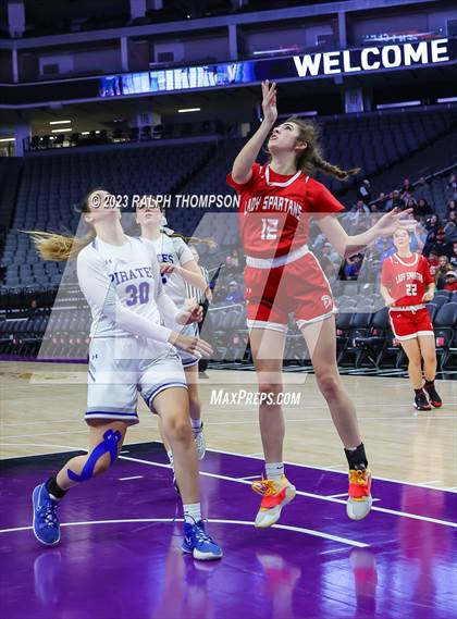 Thumbnail 3 in Wheatland vs. East Nicolaus (At Golden 1 Center) photogallery.