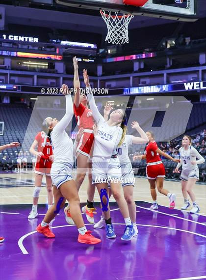 Thumbnail 3 in Wheatland vs. East Nicolaus (At Golden 1 Center) photogallery.