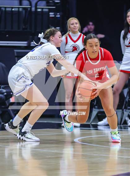 Thumbnail 1 in Wheatland vs. East Nicolaus (At Golden 1 Center) photogallery.