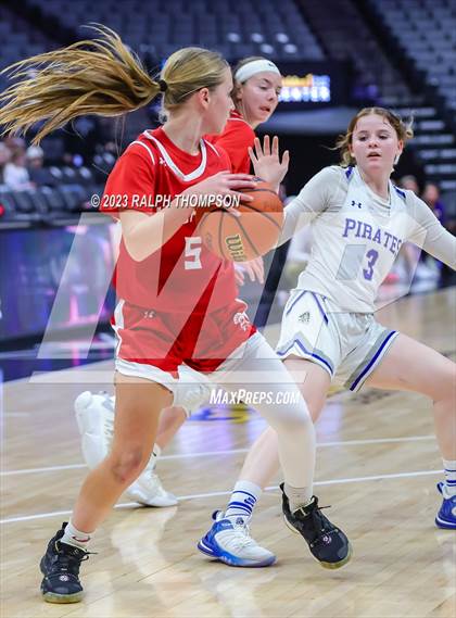 Thumbnail 2 in Wheatland vs. East Nicolaus (At Golden 1 Center) photogallery.