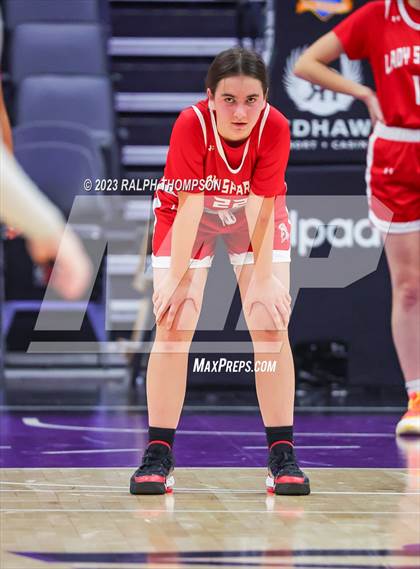 Thumbnail 3 in Wheatland vs. East Nicolaus (At Golden 1 Center) photogallery.