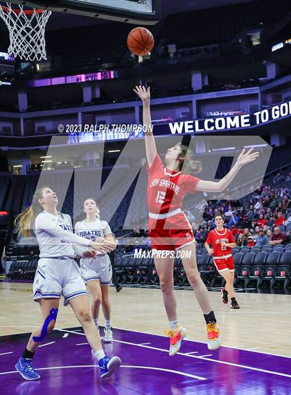 Thumbnail 2 in Wheatland vs. East Nicolaus (At Golden 1 Center) photogallery.