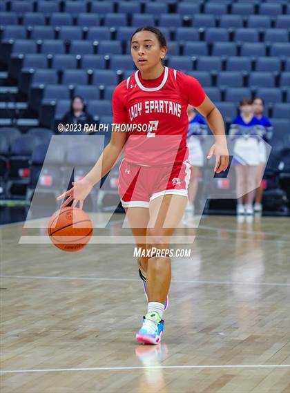 Thumbnail 1 in Wheatland vs. East Nicolaus (At Golden 1 Center) photogallery.