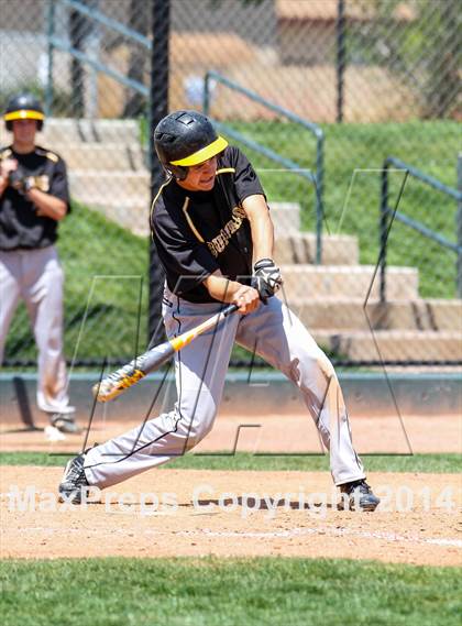 Thumbnail 2 in Caliche vs. Dove Creek (CHSAA 1A Final) photogallery.
