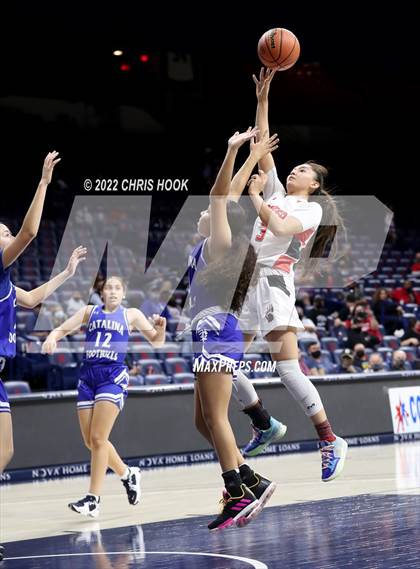 Thumbnail 3 in Catalina Foothills vs Tucson High Magnet School (MLK Basketball Classic) photogallery.