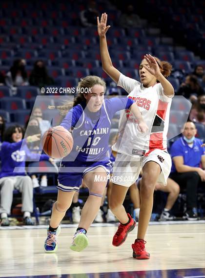 Thumbnail 3 in Catalina Foothills vs Tucson High Magnet School (MLK Basketball Classic) photogallery.