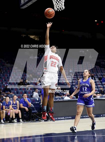 Thumbnail 3 in Catalina Foothills vs Tucson High Magnet School (MLK Basketball Classic) photogallery.