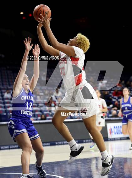 Thumbnail 2 in Catalina Foothills vs Tucson High Magnet School (MLK Basketball Classic) photogallery.