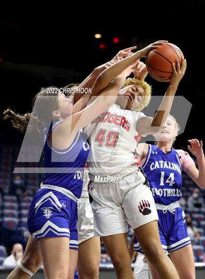 Thumbnail 3 in Catalina Foothills vs Tucson High Magnet School (MLK Basketball Classic) photogallery.
